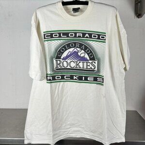 Vintage 1999 Colorado Rockies Baseball MLB T-shirt, Vintage Baseball shirt